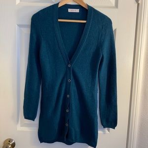 ELLE Button Down Cardigan with waist belt
